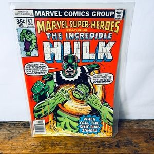 Marvel the incredible Hulk November 67 vintage comic